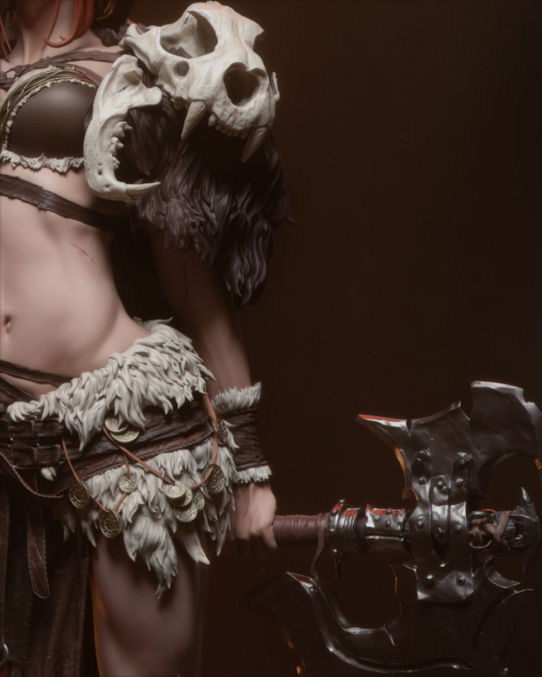 Reina de los Bárbaros - Fantasy - STL Files