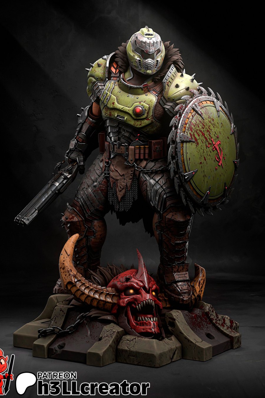 Doom Guy de cerca