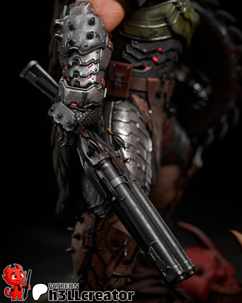 Doomguy + Busto - Doom - STL Files - STL Forge | Epic STL Files for 3D ...