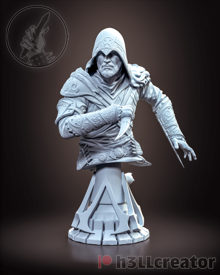 Ezio Auditore 2 + Busto - Assassin's Creed