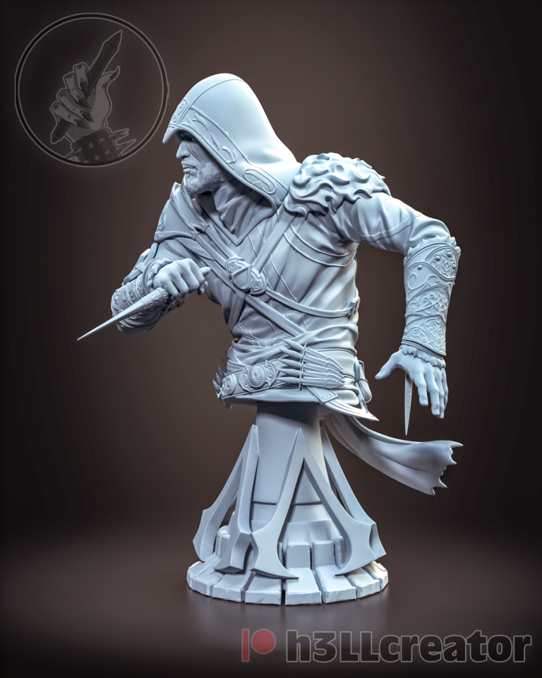 Ezio Auditore 2 + Busto - Assassin's Creed