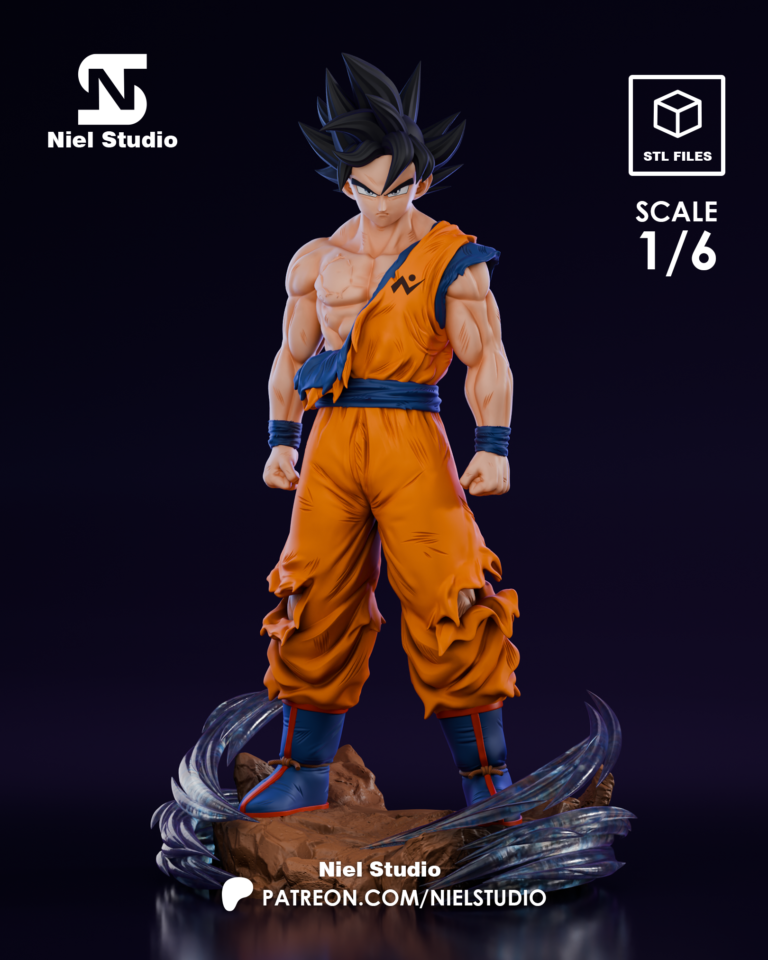 Goku Ultra Instinto - Dragon Ball - STL Files - STL Forge