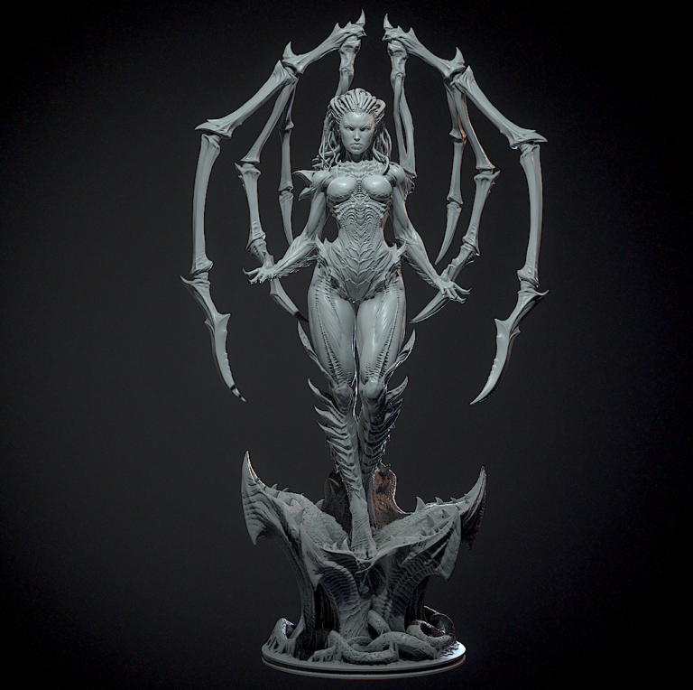 Kerrigan, Queen of Blades - StarCraft - STL Files
