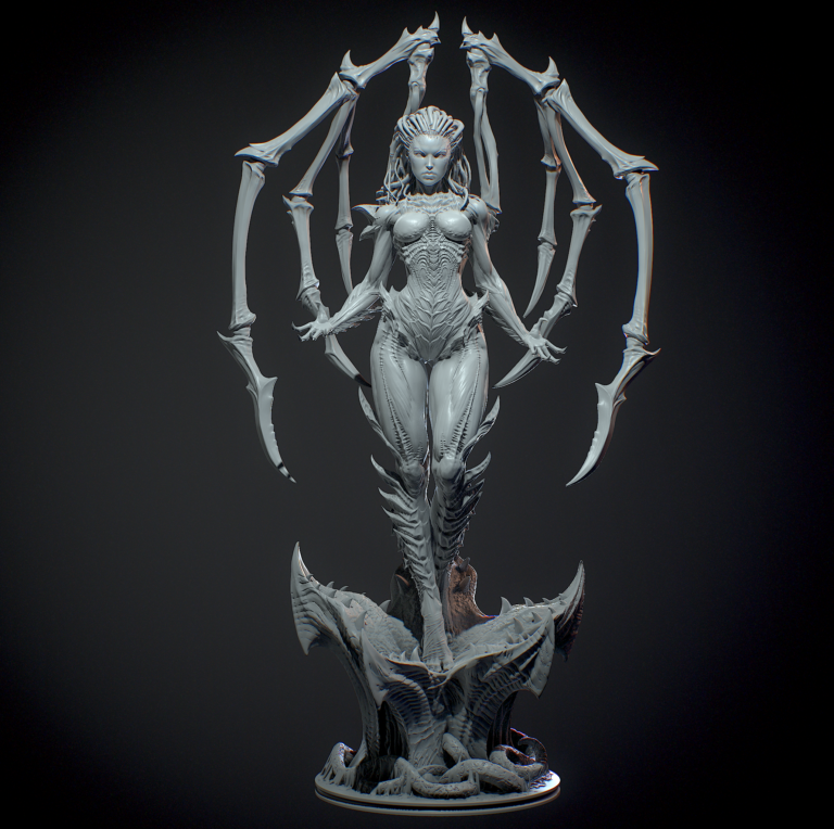 Kerrigan, Queen of Blades - StarCraft - STL Files