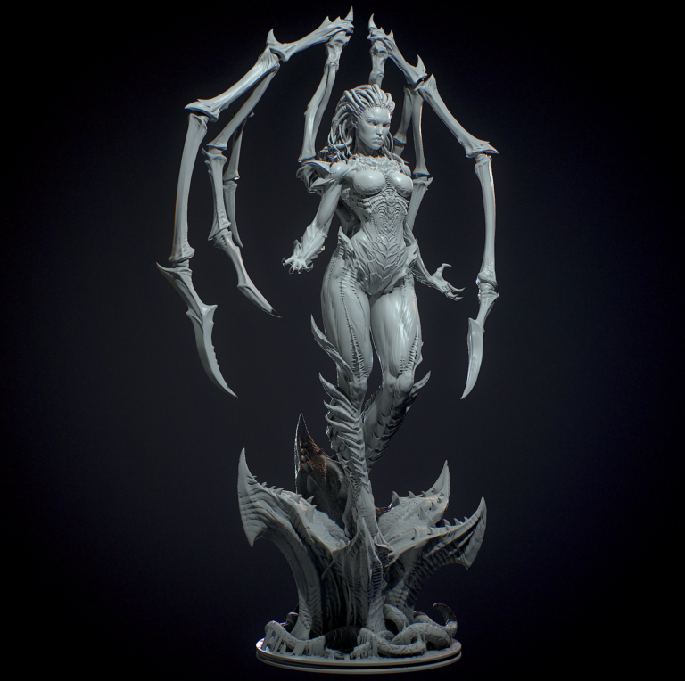 Kerrigan, Queen of Blades - StarCraft - STL Files