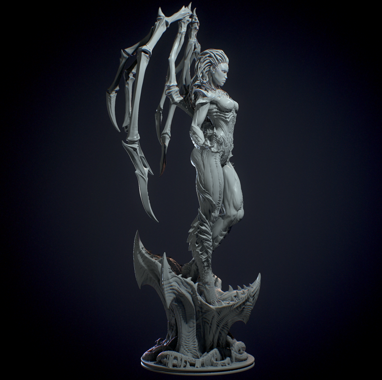 Kerrigan, Queen of Blades - StarCraft - STL Files