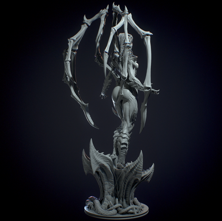 Kerrigan, Queen of Blades - StarCraft - STL Files