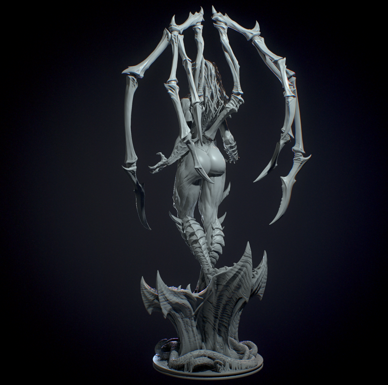 Kerrigan, Queen of Blades - StarCraft - STL Files