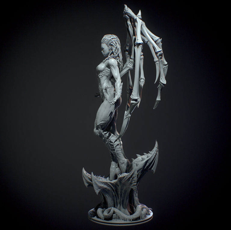 Kerrigan, Queen of Blades - StarCraft - STL Files