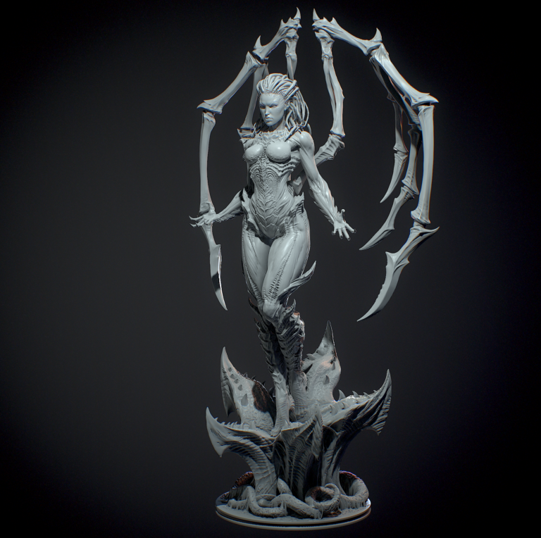 Kerrigan, Queen of Blades - StarCraft - STL Files