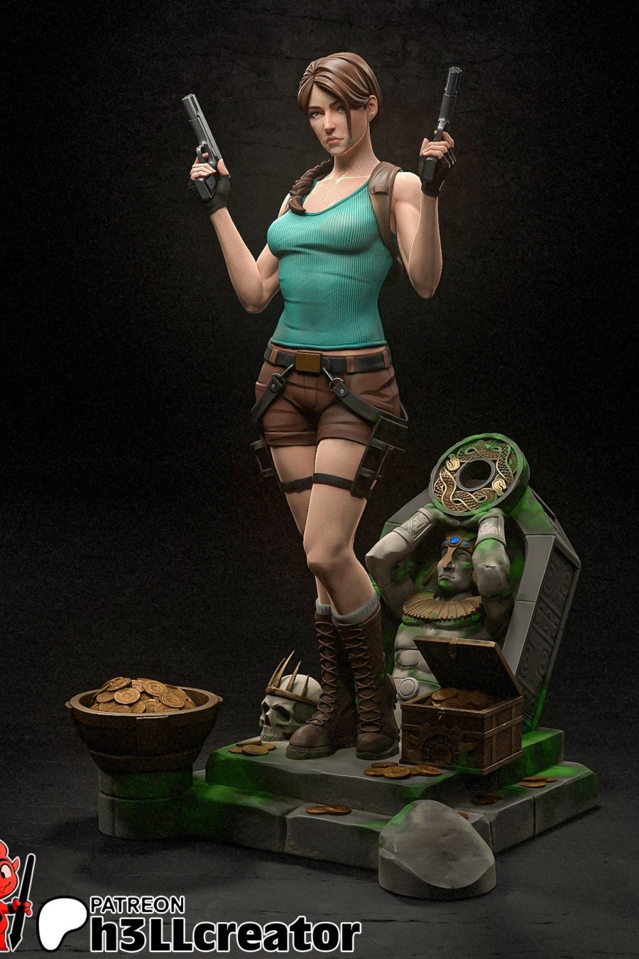 Lara Croft cuerpo completo