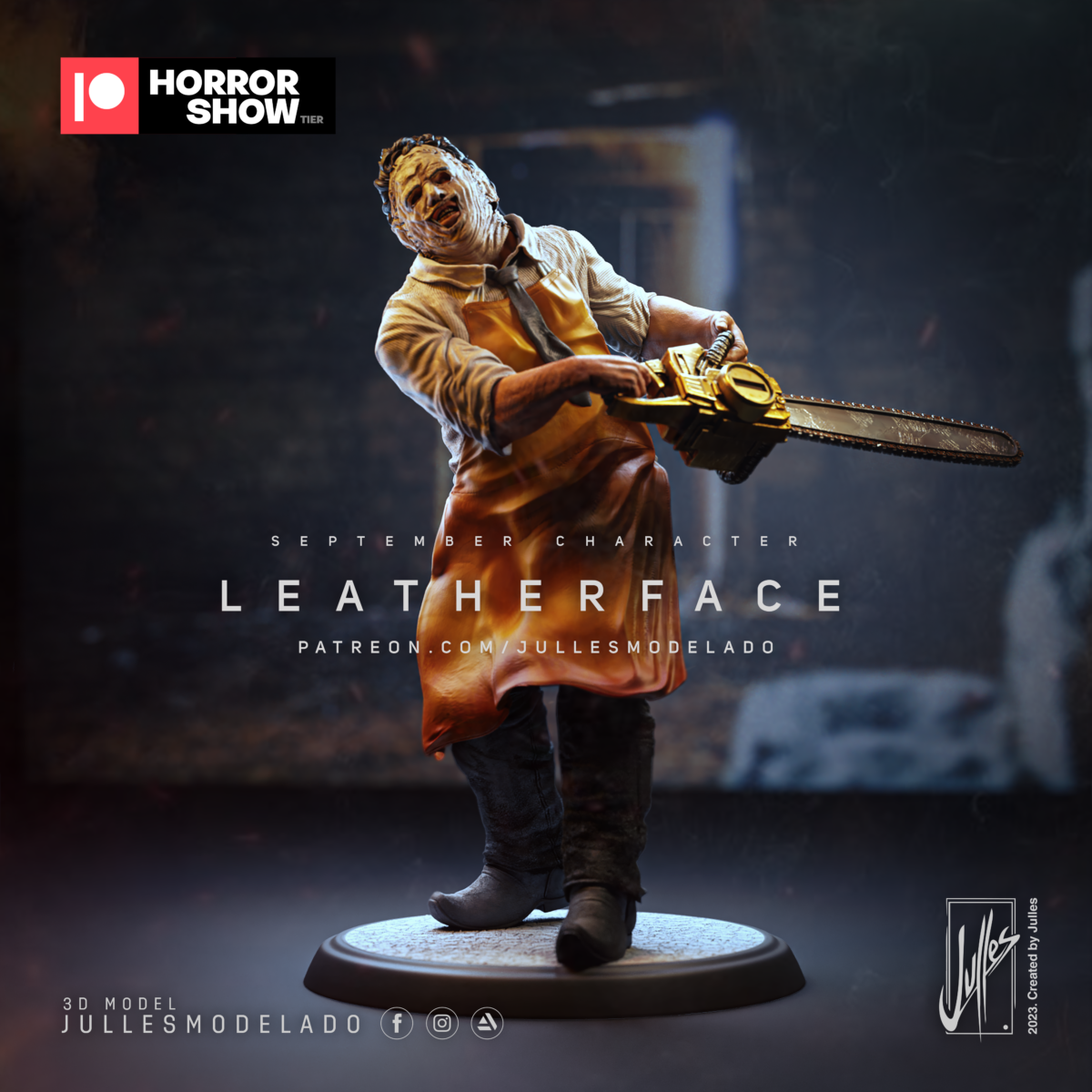 Leatherface cuerpo completo