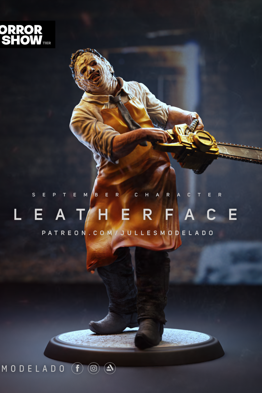 Leatherface cuerpo completo