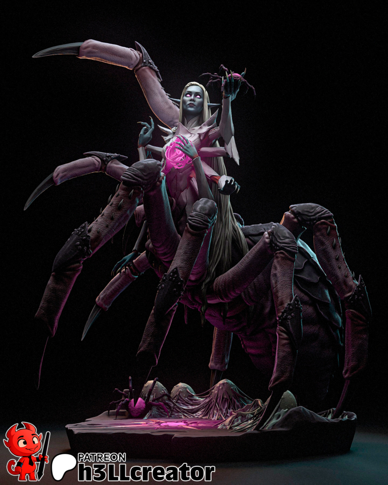 Lolth + Busto - Dungeon & Dragons - STL Files