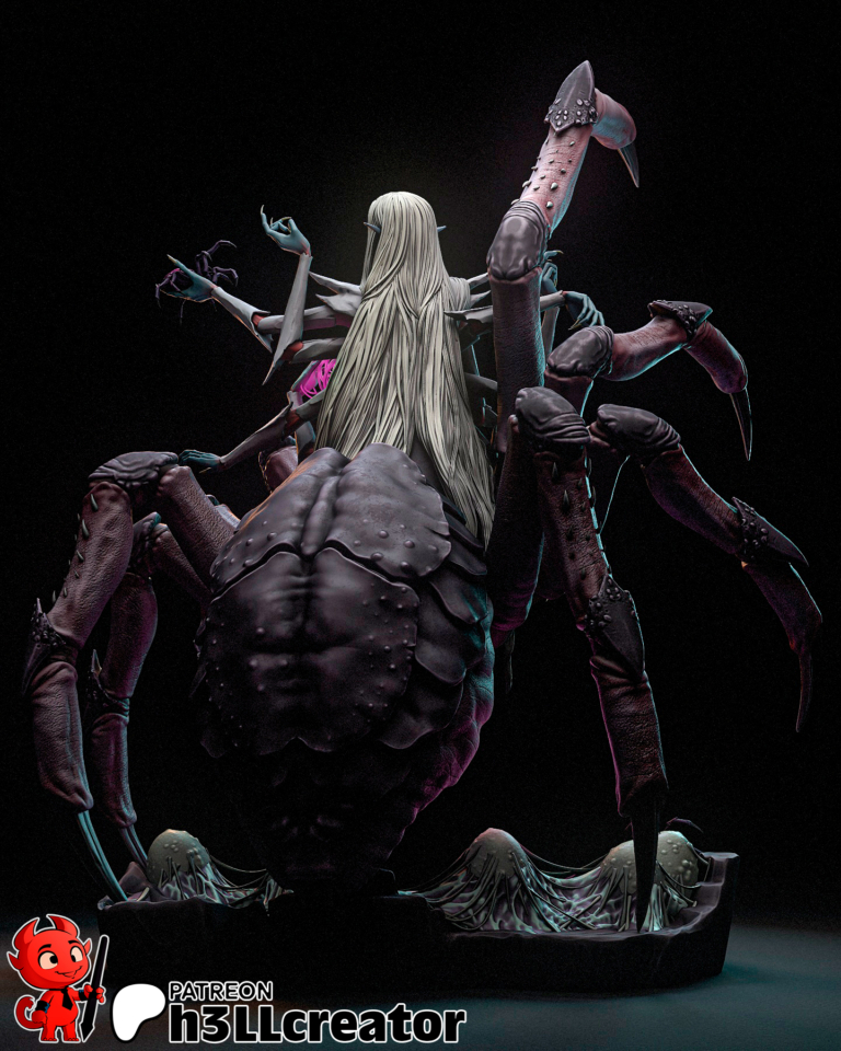 Lolth + Busto - Dungeon & Dragons - STL Files