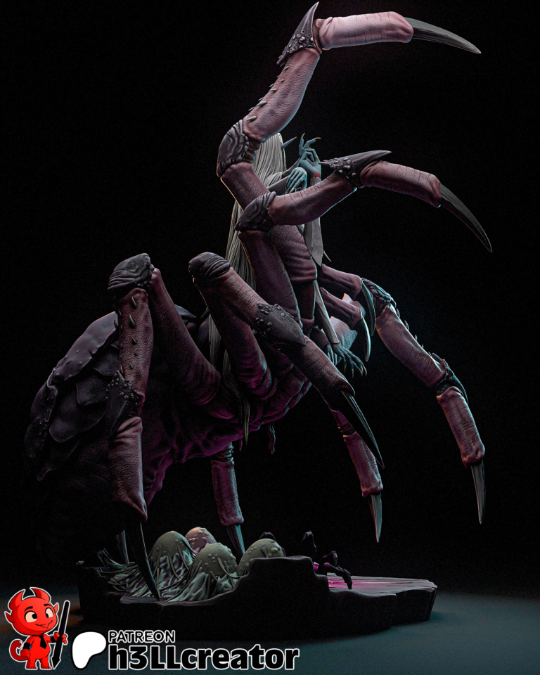Lolth + Busto - Dungeon & Dragons - STL Files