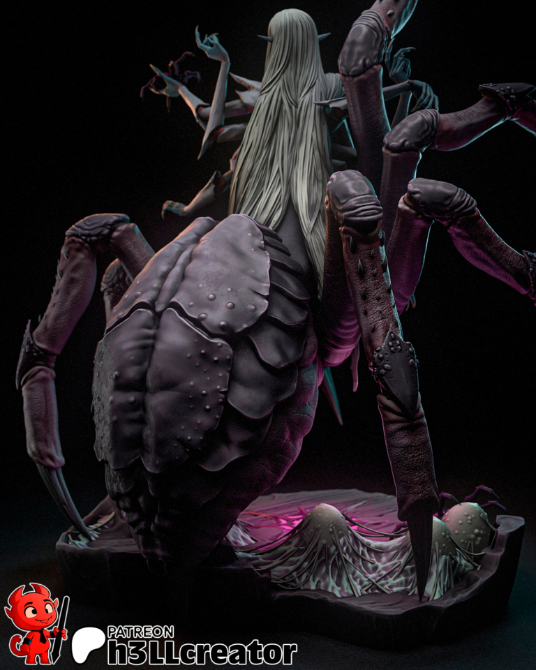 Lolth + Busto - Dungeon & Dragons - STL Files