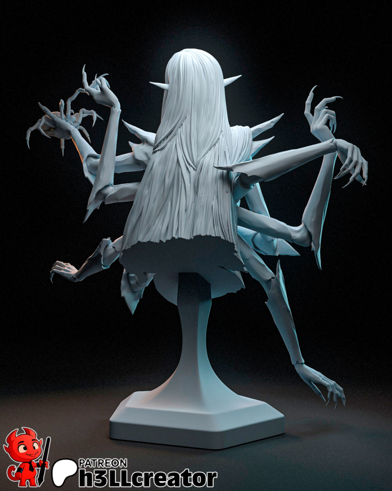 Lolth + Busto - Dungeon & Dragons - STL Files