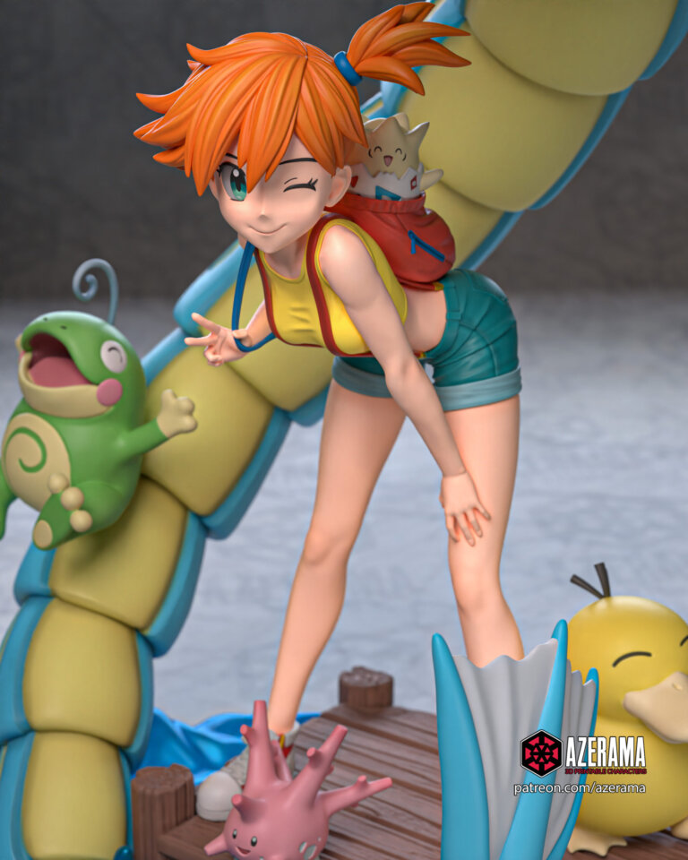 Misty Diorama + NSFW - Pokémon - STL Files