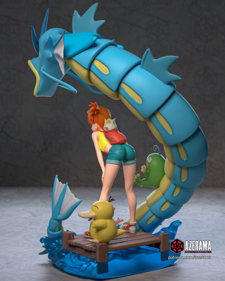 Misty Diorama + NSFW - Pokémon - STL Files
