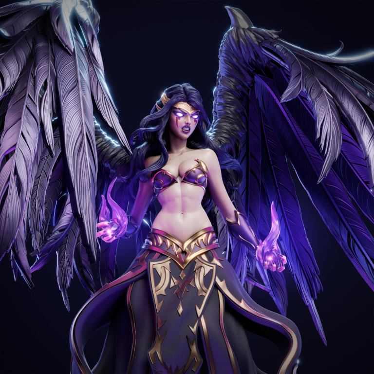 Morgana - League of Legends - STL Files - STL Forge
