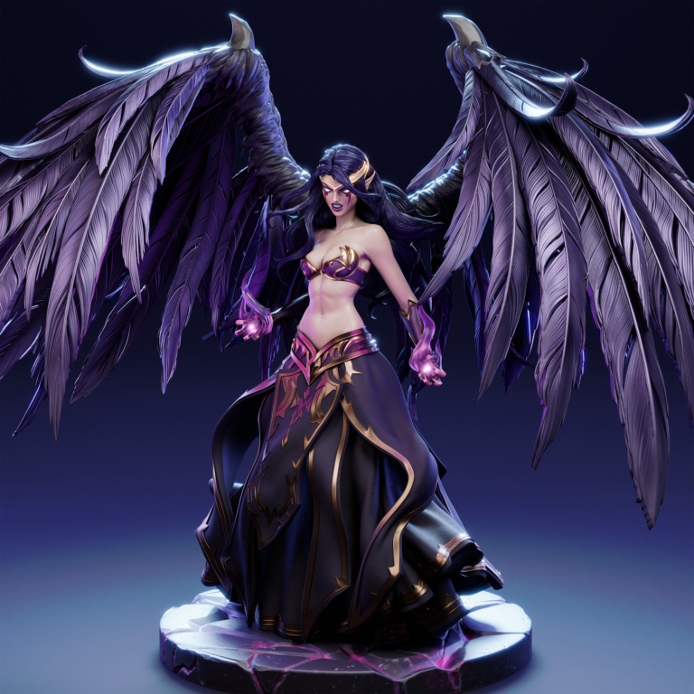 Morgana - League of Legends - STL Files - STL Forge