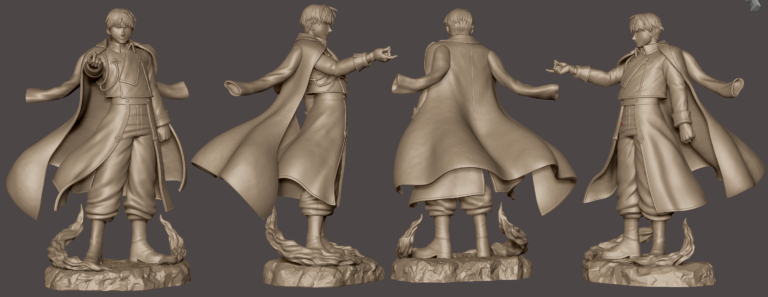 Roy Mustang - Fullmetal Alchemist - STL Files