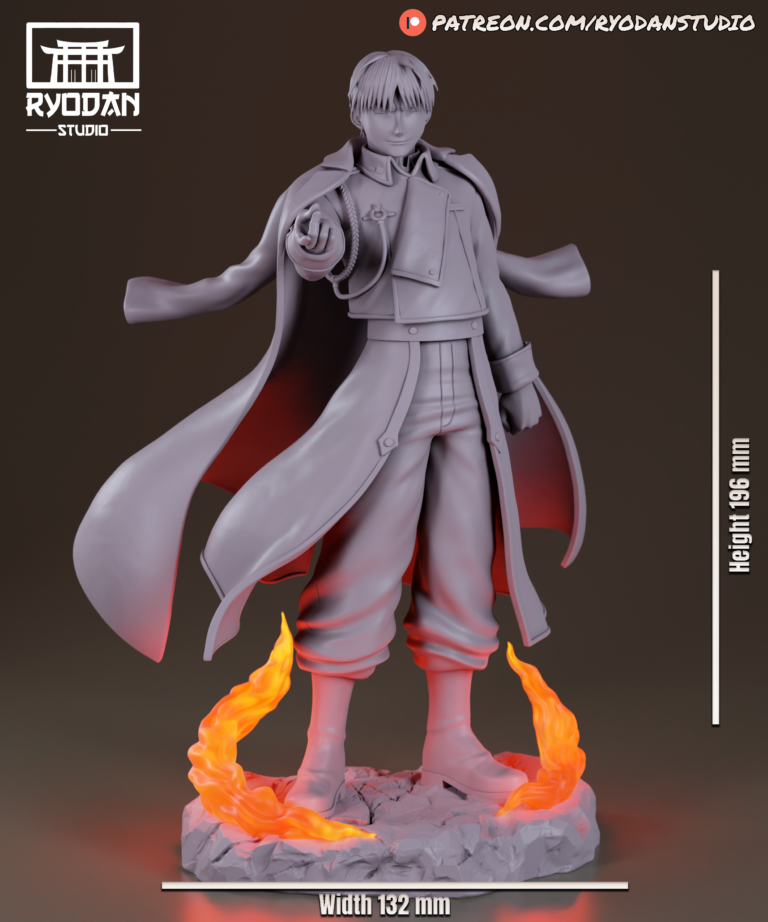 Roy Mustang - Fullmetal Alchemist - STL Files