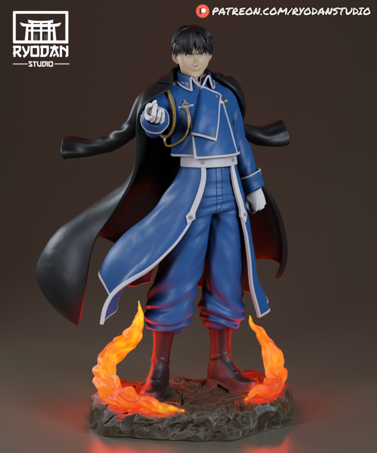 Roy Mustang - Fullmetal Alchemist - STL Files