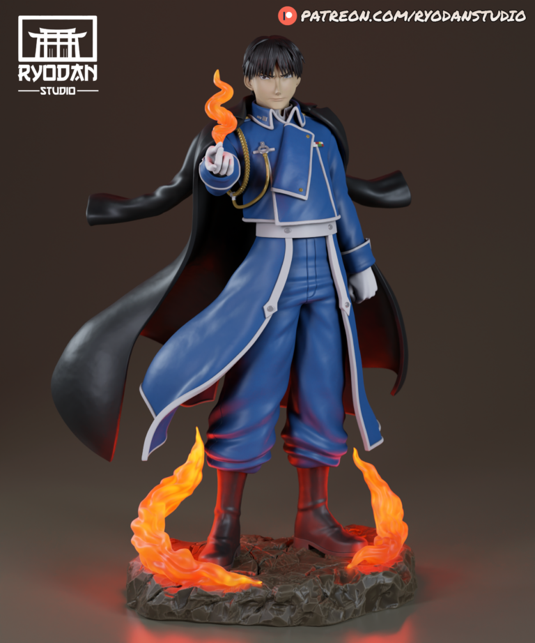 Roy Mustang - Fullmetal Alchemist - STL Files