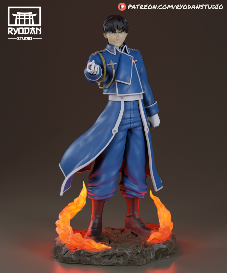 Roy Mustang - Fullmetal Alchemist - STL Files