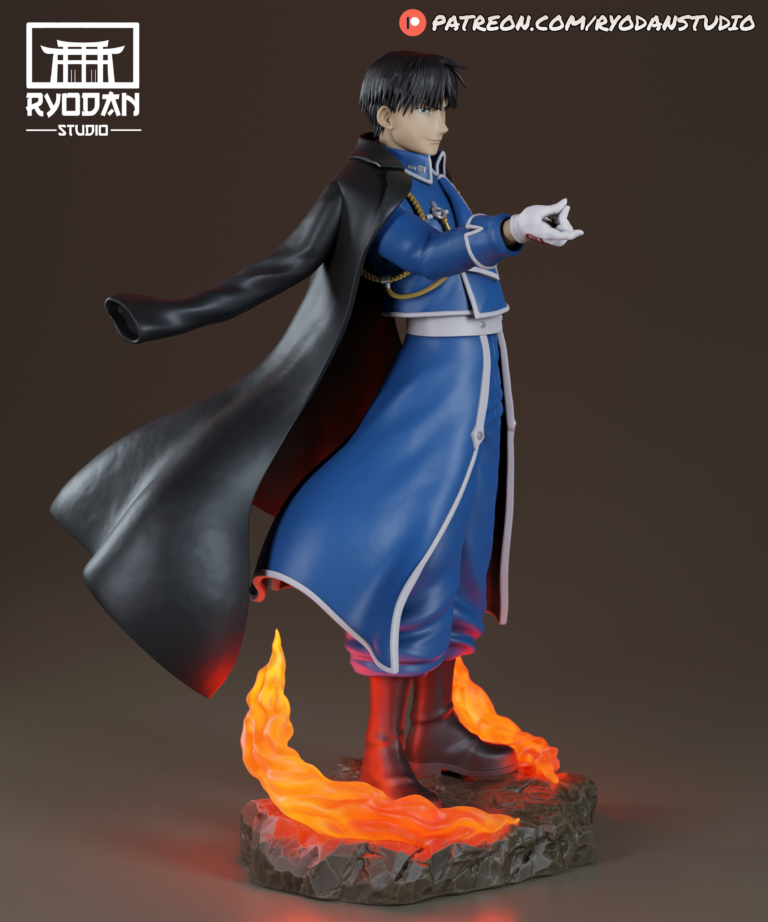 Roy Mustang - Fullmetal Alchemist - STL Files