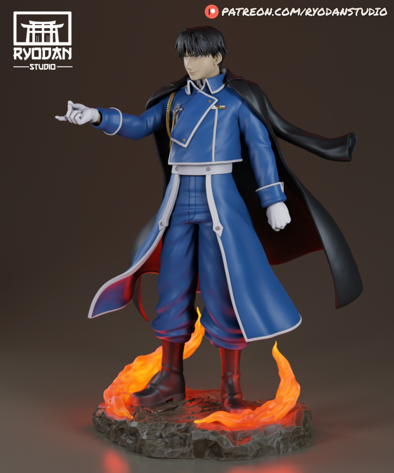 Roy Mustang - Fullmetal Alchemist - STL Files