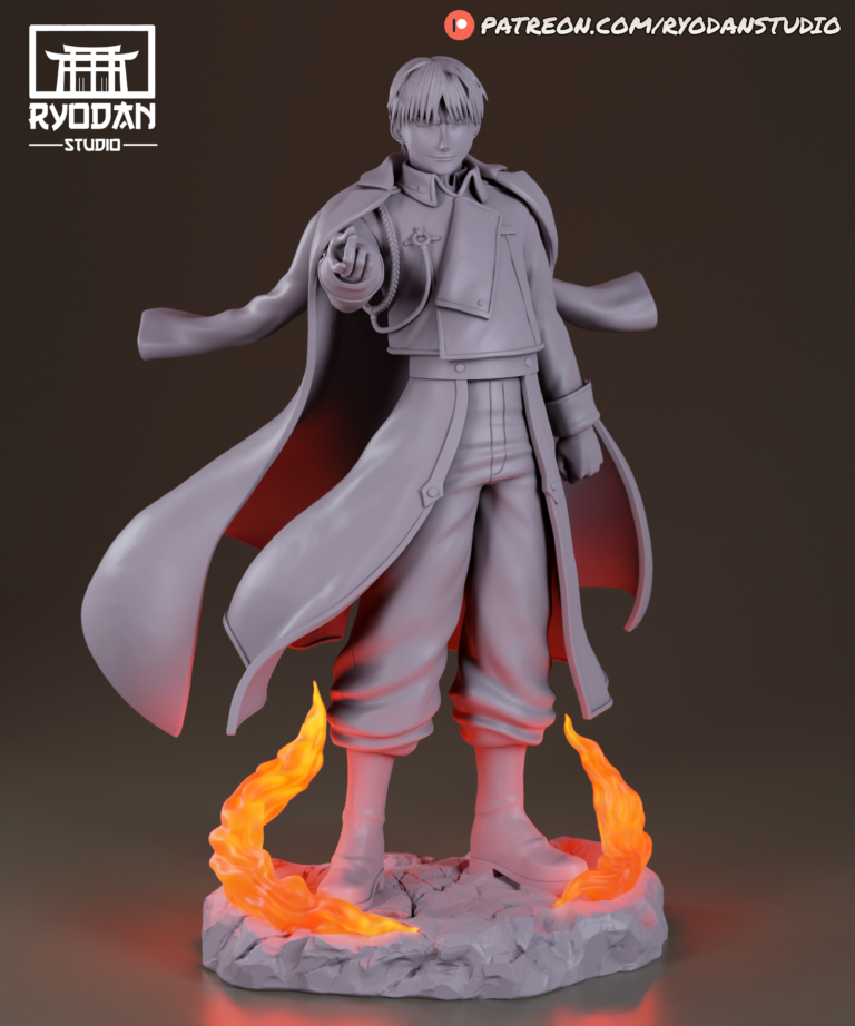 Roy Mustang - Fullmetal Alchemist - STL Files