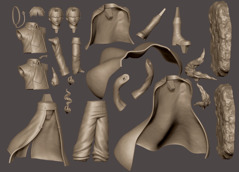Roy Mustang - Fullmetal Alchemist - STL Files