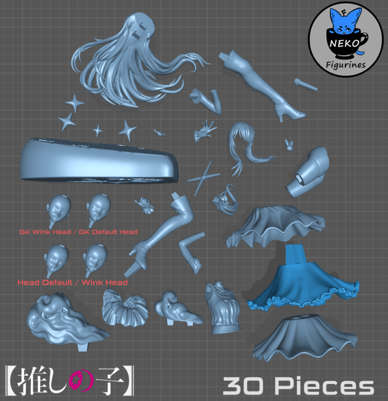 Ai Hoshino - Oshi No Ko - STL Files - STL Forge
