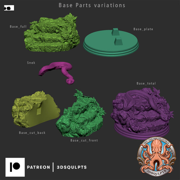 Persephone 2 + Extras - Fantasy - STL Files - STL Forge