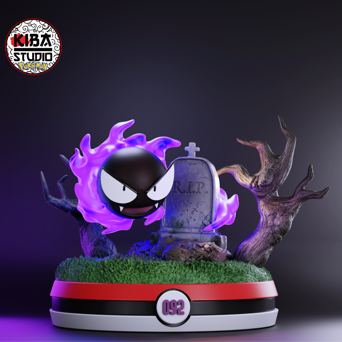 Gastly en cementerio