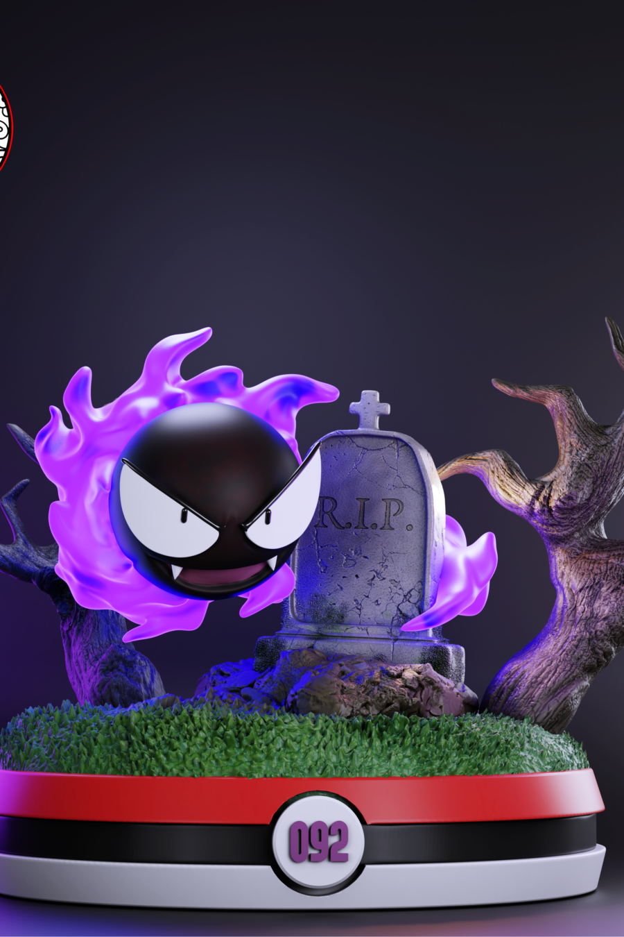 Gastly en cementerio