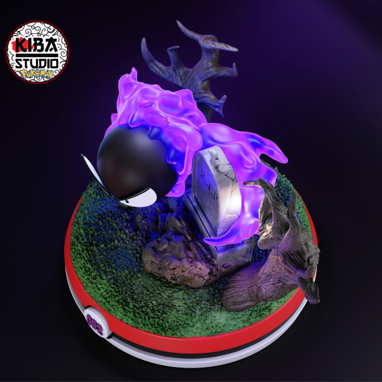 Gastly - Pokémon - STL Files - STL Forge