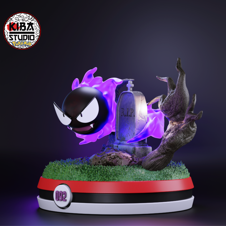 Gastly - Pokémon - STL Files - STL Forge