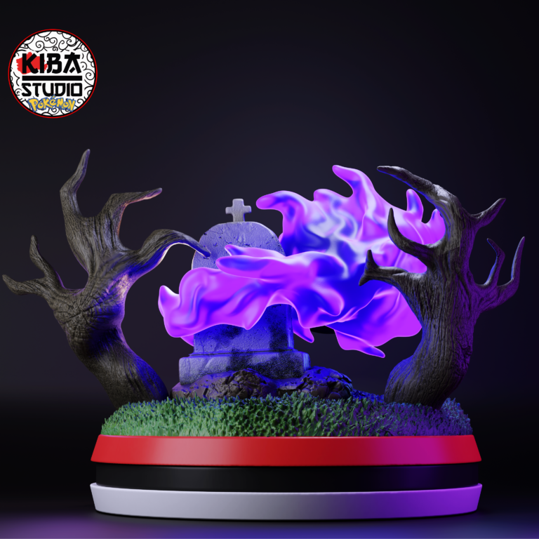 Gastly - Pokémon - STL Files - STL Forge