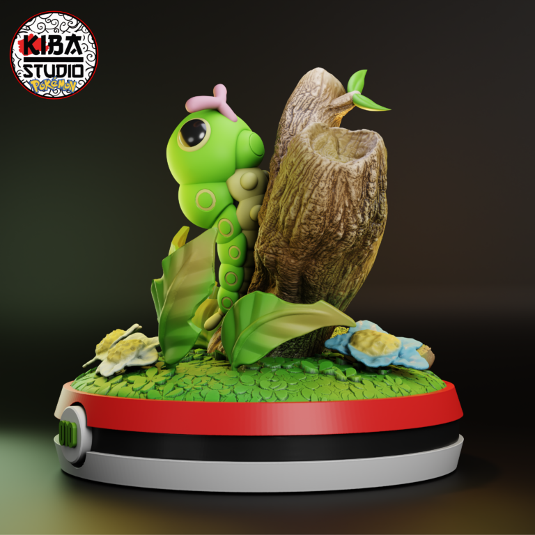Caterpie - Pokémon - STL Files - STL Forge