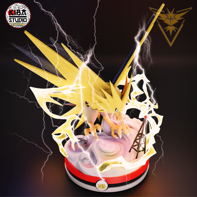 Zapdos - Pokémon - STL Files - STL Forge