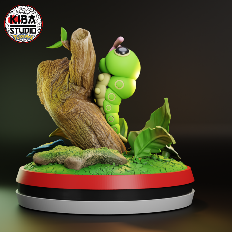 Caterpie - Pokémon - STL Files - STL Forge
