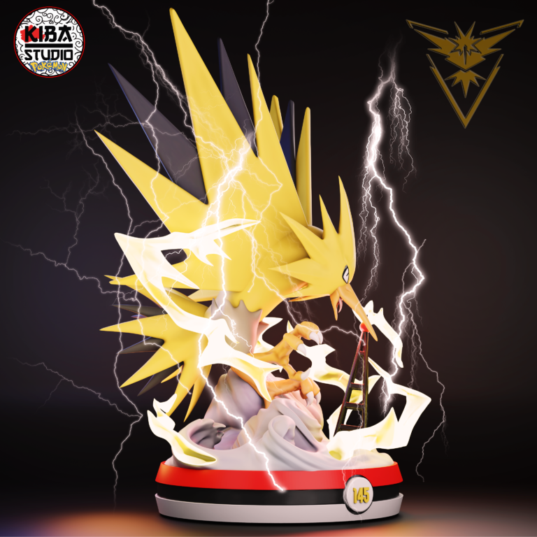 Zapdos - Pokémon - STL Files - STL Forge