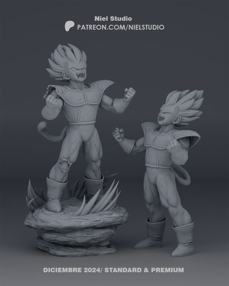 Vegeta - Dragon Ball - STL Files - STL Forge