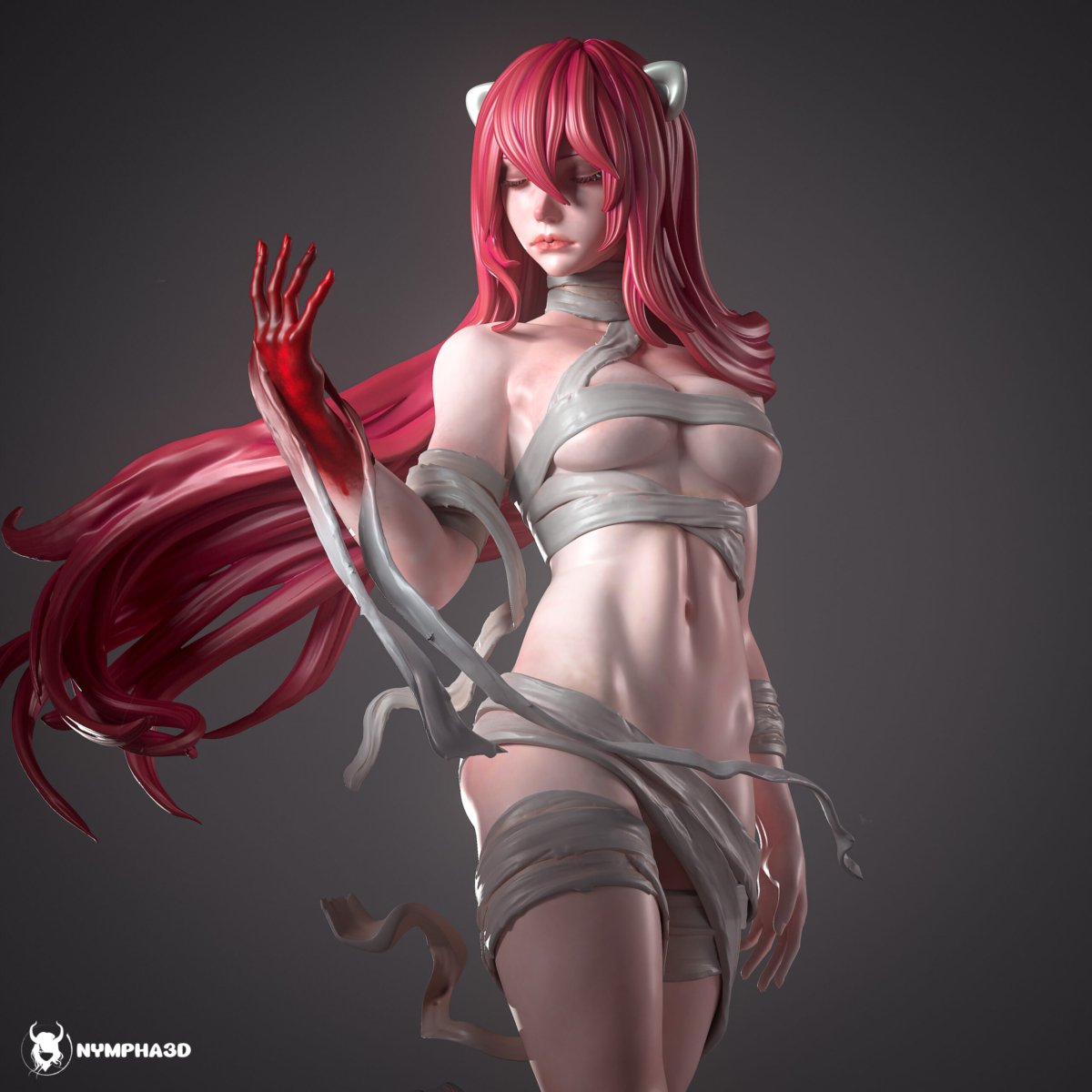 Lucy cuerpo a la mitad