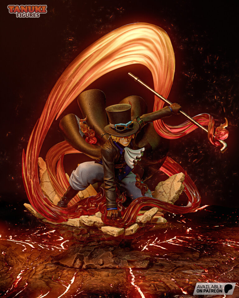 Sabo + Busto - One Piece - STL Files - STL Forge