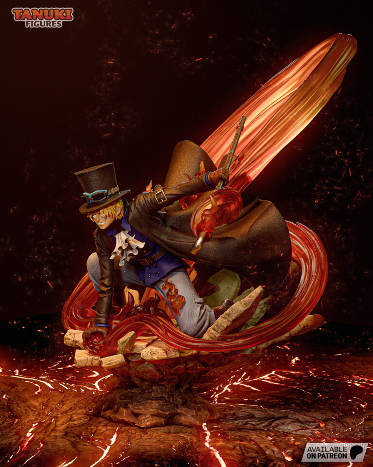 Sabo + Busto - One Piece - STL Files - STL Forge